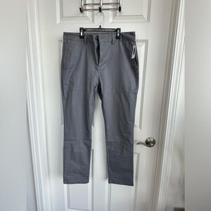 NWT! Athletic Ultimate Chino in Gray Stone | Old Navy